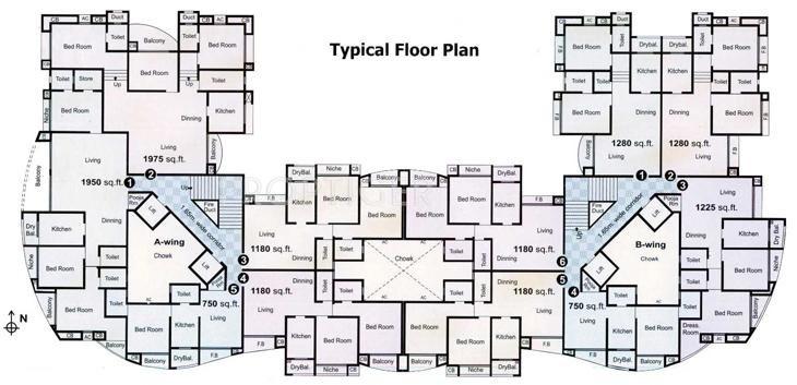 Images for Cluster Plan of Asha Krishna Enclave