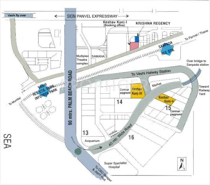 V R Mittal Builder Keshav Kunj 3 Location Plan