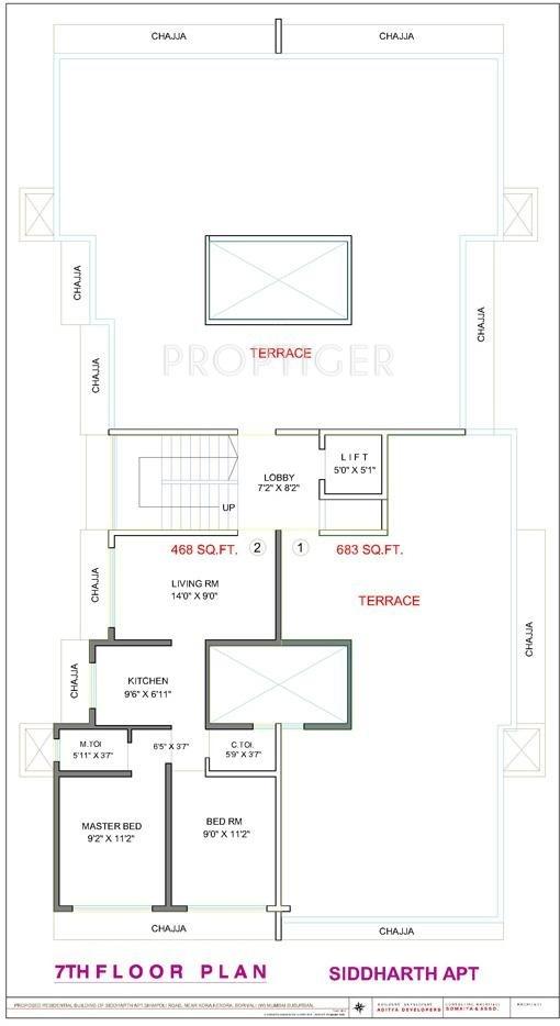 Images for Cluster Plan of Aditya Developers Mumbai Siddharth