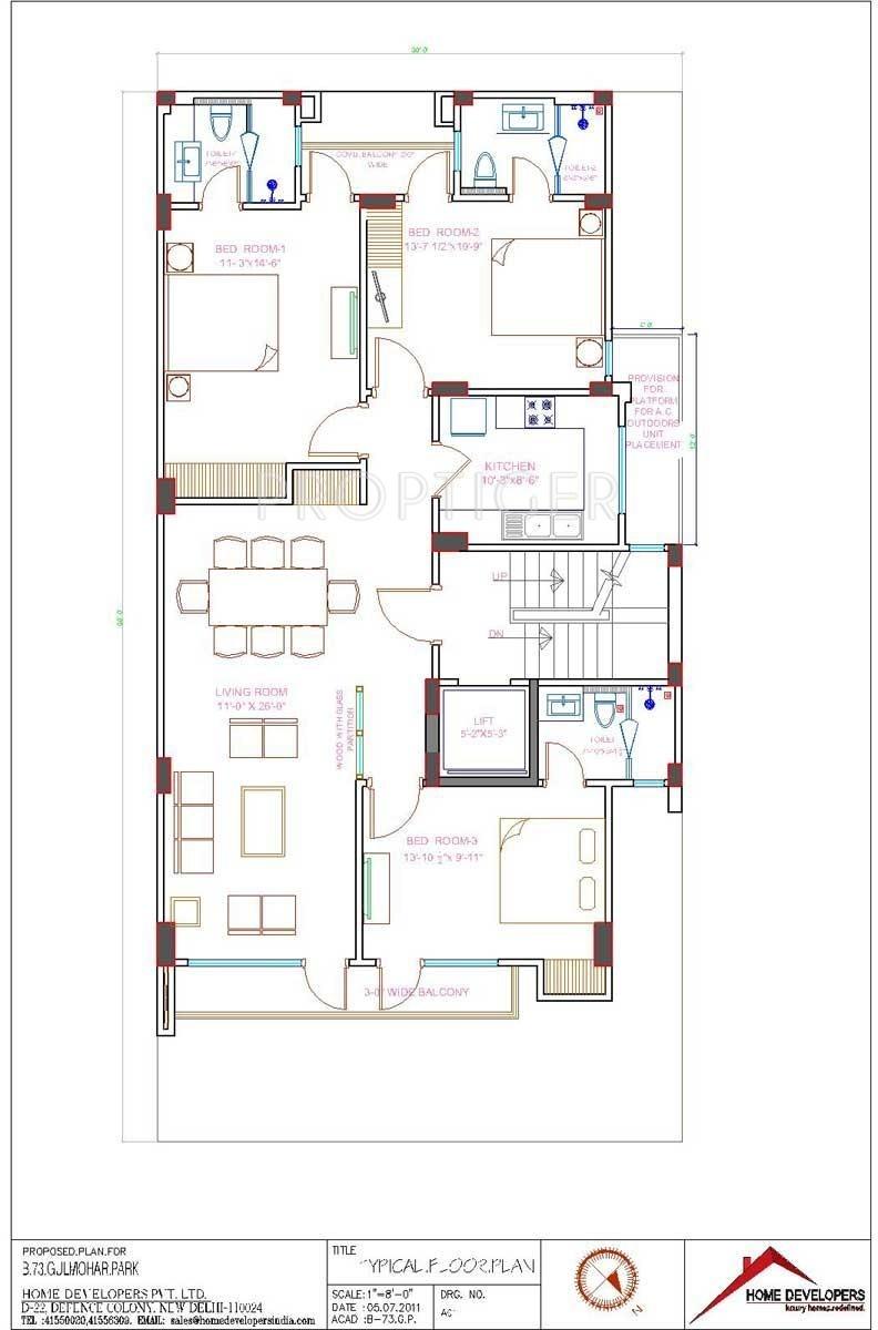 Images for Cluster Plan of Home Developer Gulmohar Park