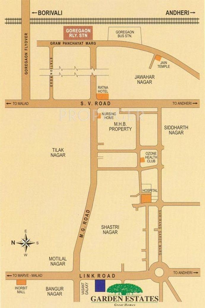 Images for Location Plan of Ashish Estates Garden Estates