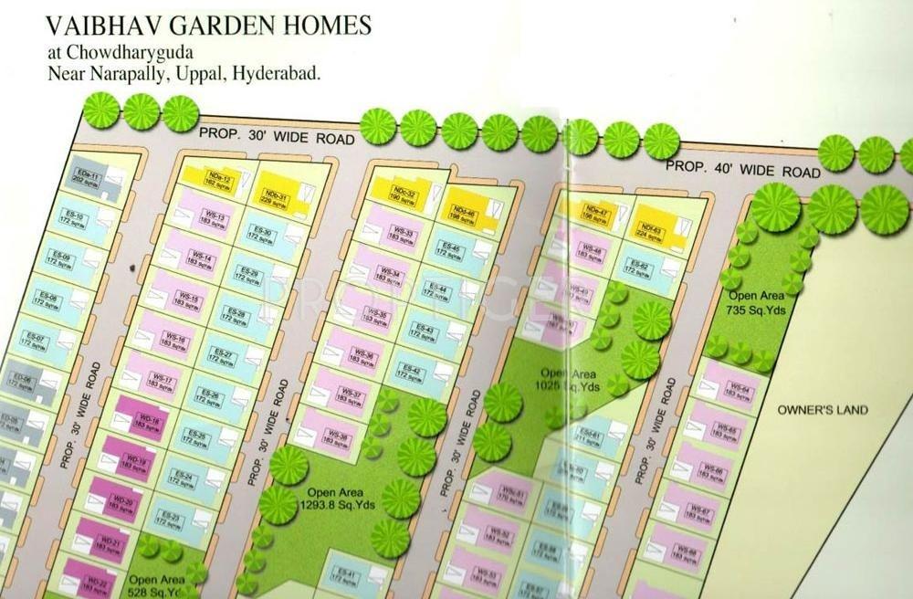 Images for Layout Plan of VSR Vaibhav Garden Homes