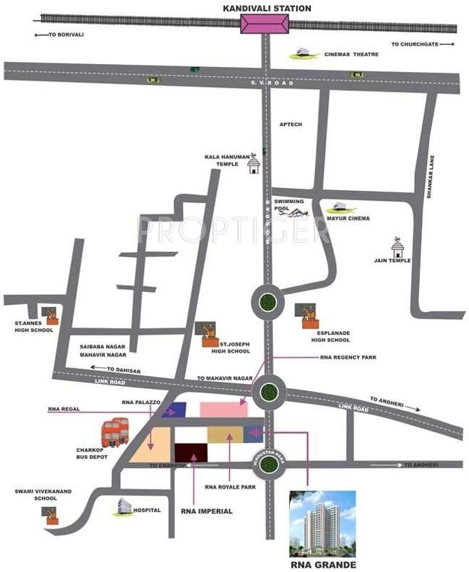 Images for Location Plan of RNA Buildings On Portion Of Sub Plot A Cts No 671A 662A 610A Etc Of Kandivali
