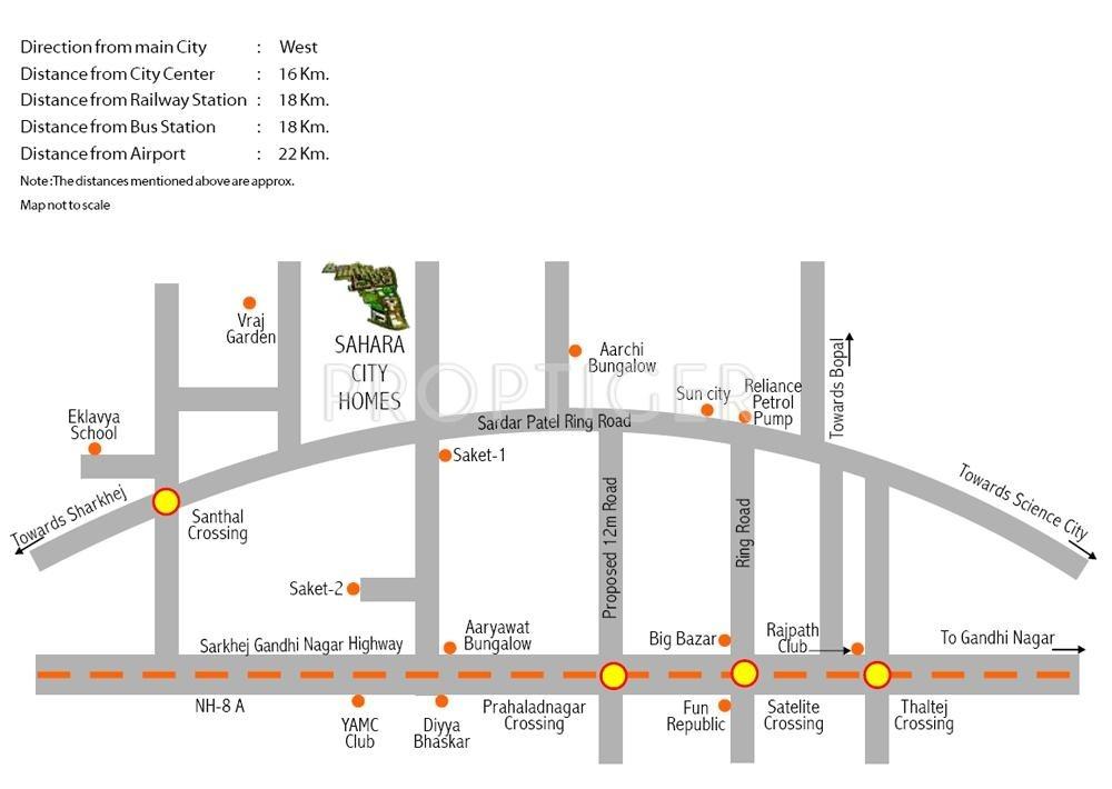 Images for Location Plan of Sahara Samatva Bunglow