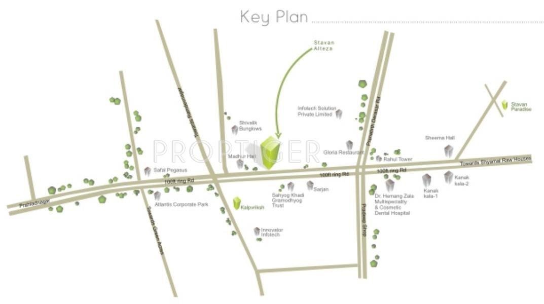 Images for Location Plan of Sambhav Infrastructure Stavan Alteza