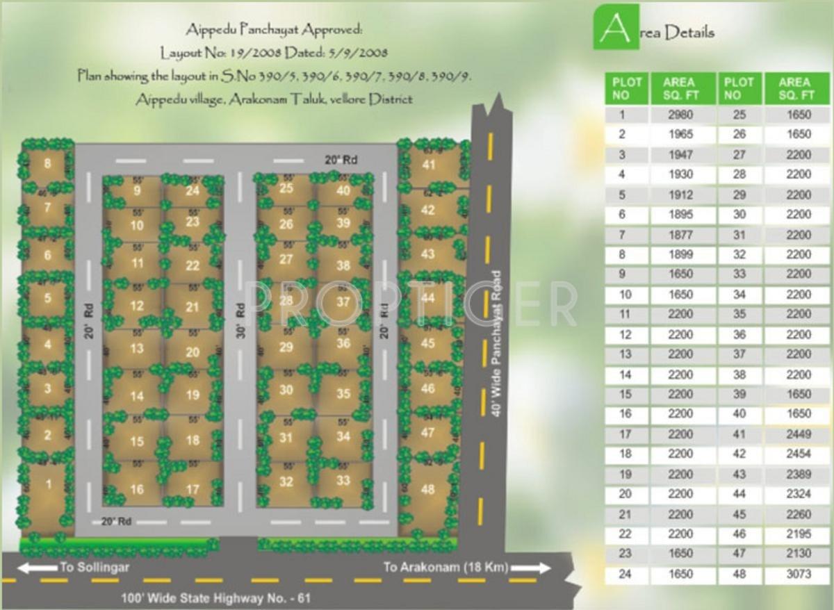 Images for Layout Plan of Fifth Field Orchid Valley