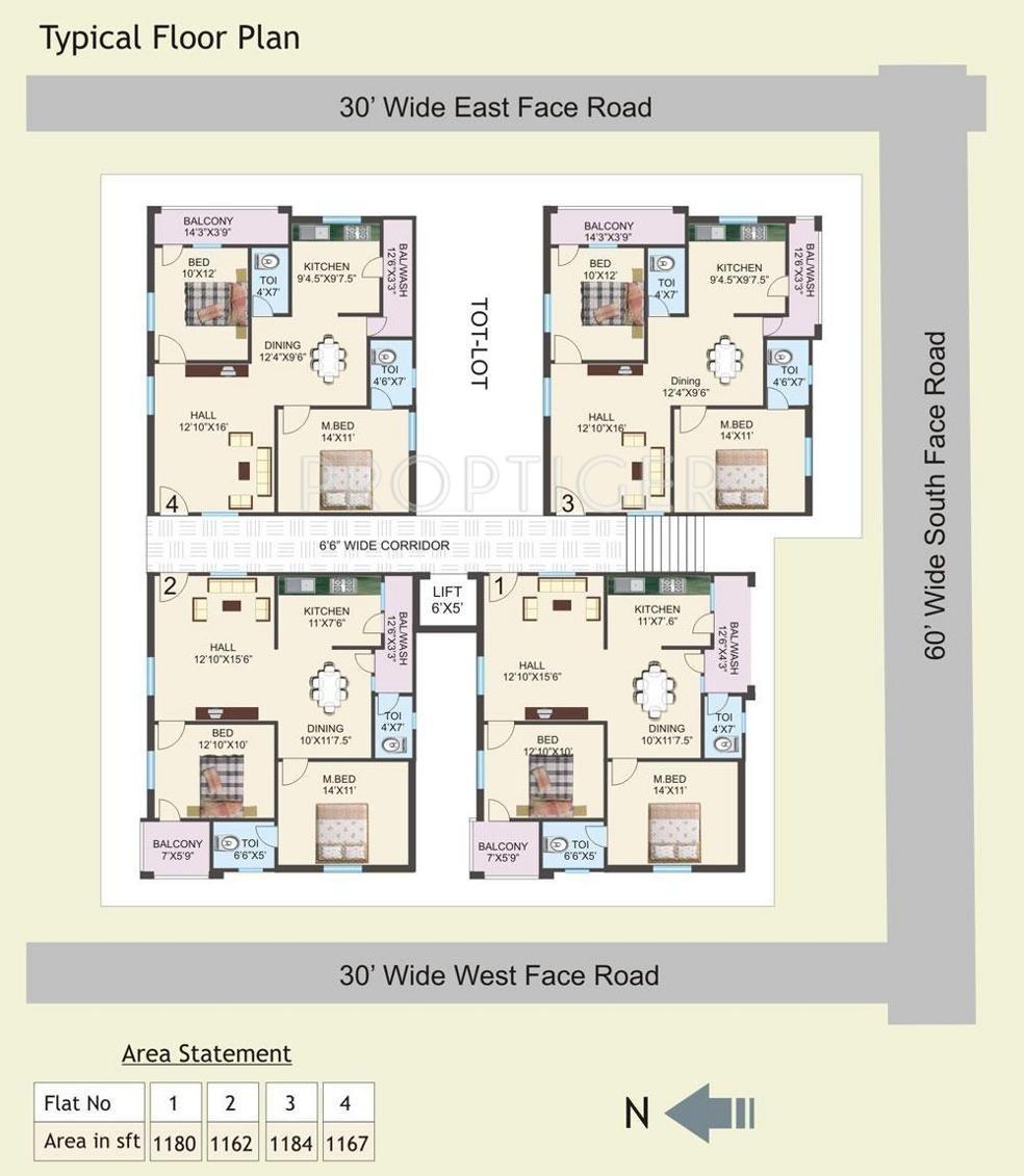 Images for Cluster Plan of Ramana Diamond Homes