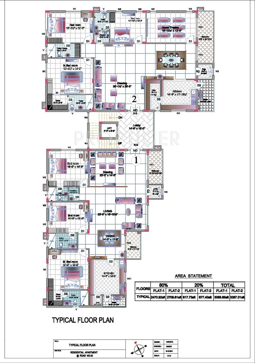 Images for Cluster Plan of Vamsiram Jyothi Senate