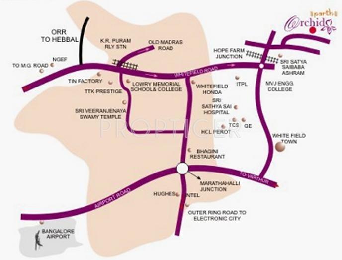 Images for Location Plan of Parth Group Parth Orchid
