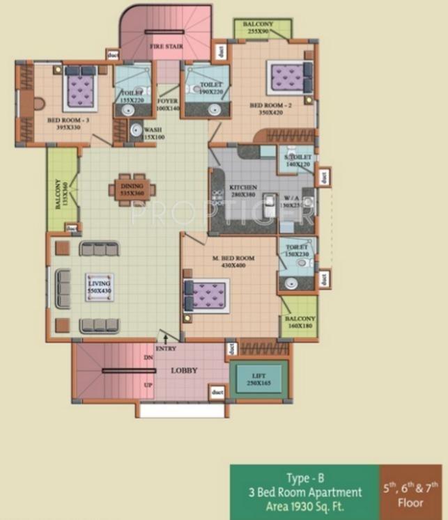 Images for Cluster Plan of SI Amrith Dale Apartments
