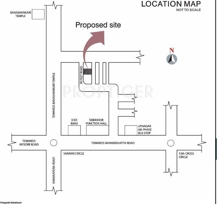Pragathi Sindhoor Location Plan