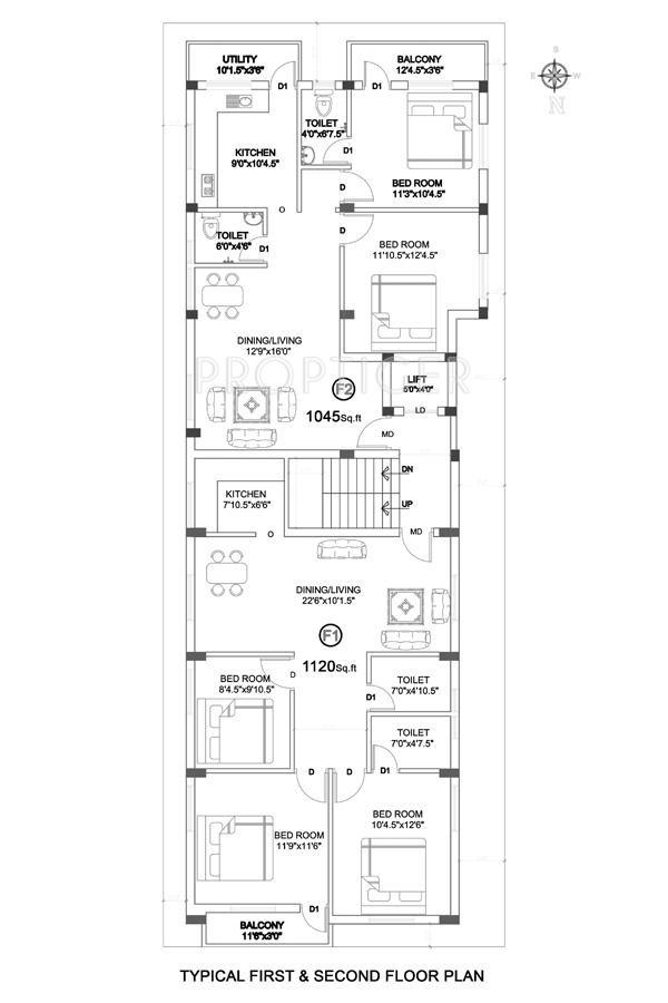 Images for Cluster Plan of EGB Builders Hamsa