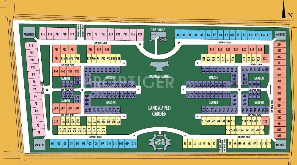 Images for Layout Plan of Siddha Group Raj Aangan