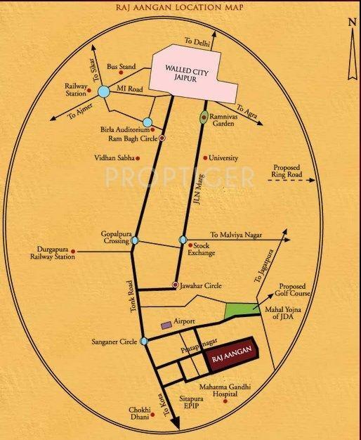 Images for Location Plan of Siddha Group Raj Aangan