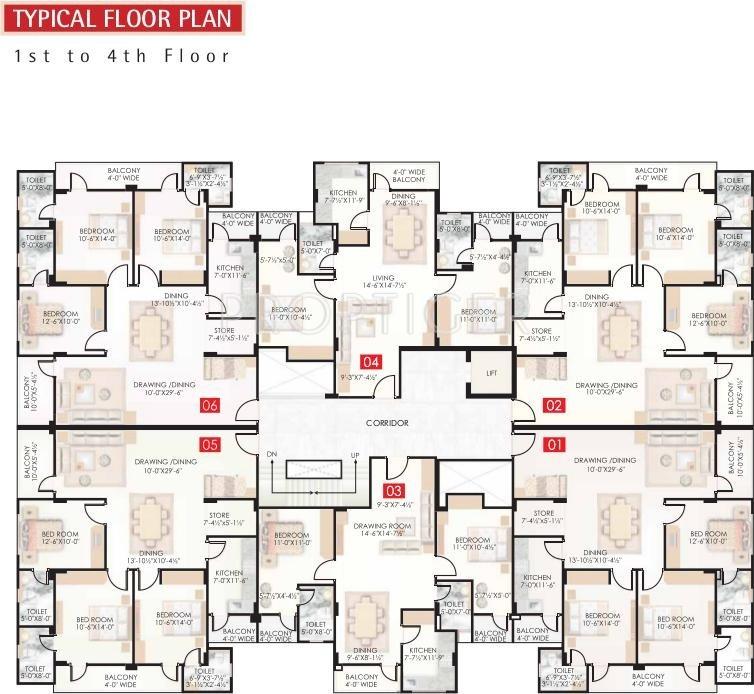 Images for Cluster Plan of Siddha Group Regal