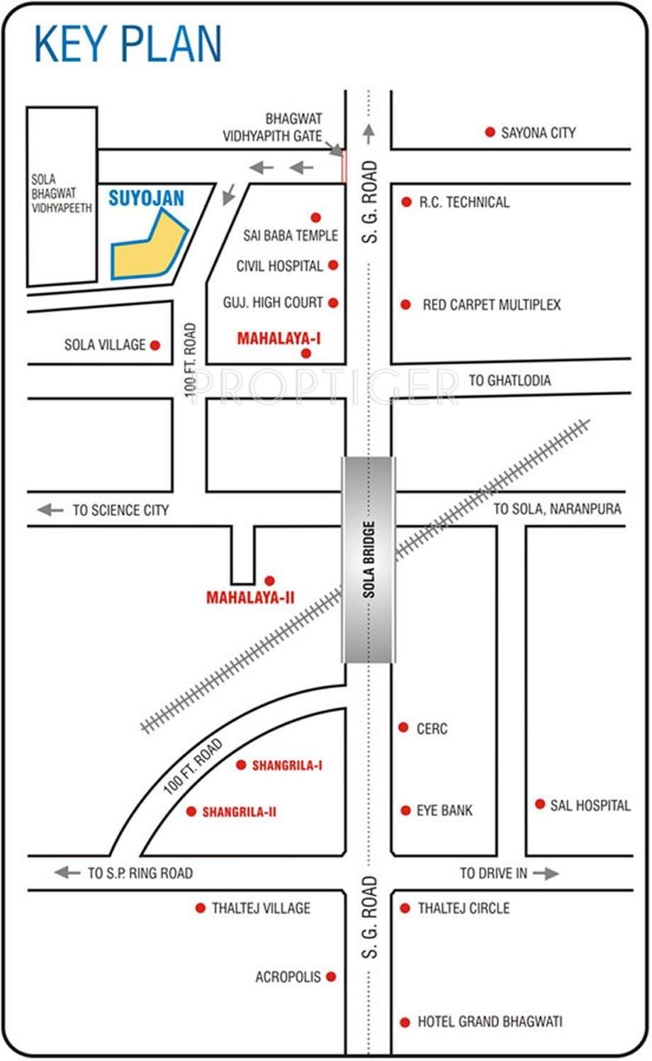 Images for Location Plan of Ganesh Housing Suyojan