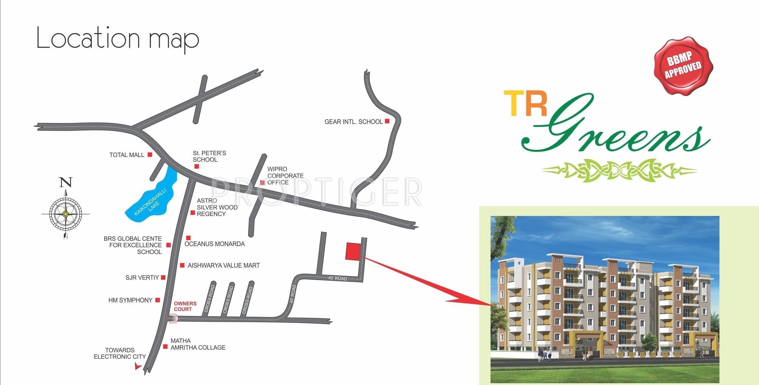 Images for Location Plan of TR Builders and developers TR Greens