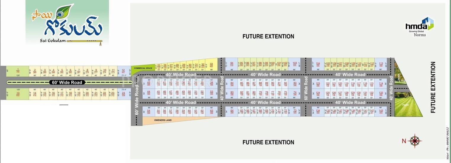 Images for Site Plan of Rishi Sai Gokulam