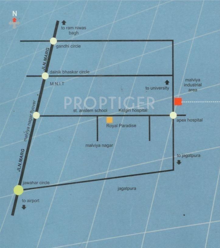 Images for Location Plan of Unique The Royal Paradise