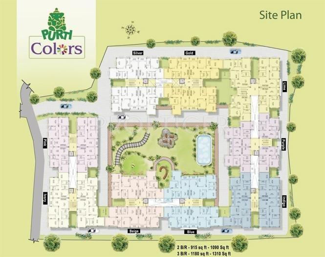 Images for Site Plan of Aster Purti Colours