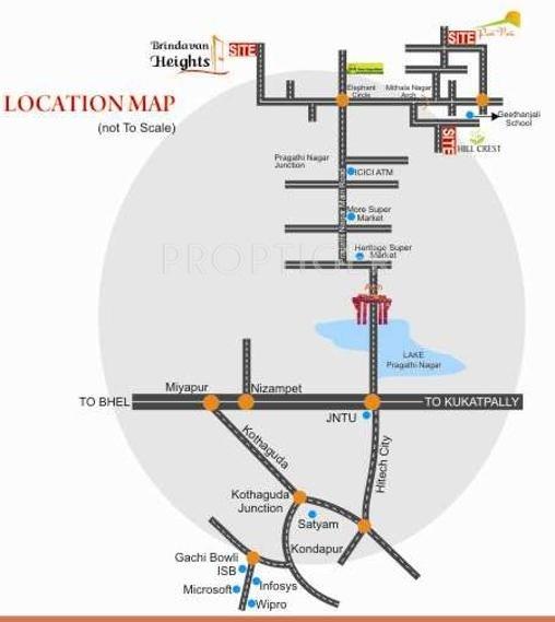 Images for Location Plan of Gemini Infra Brindavan Heights