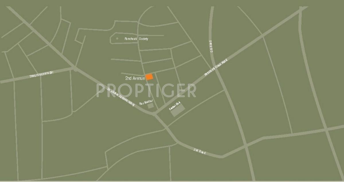 Images for Location Plan of Aavkar Infrastructure 2nd Avenue