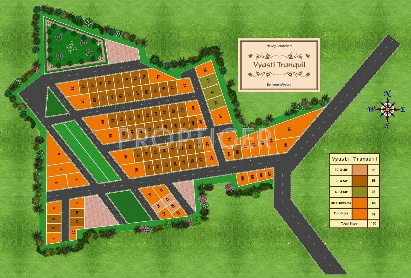 Images for Layout Plan of Vyasti Tranquil