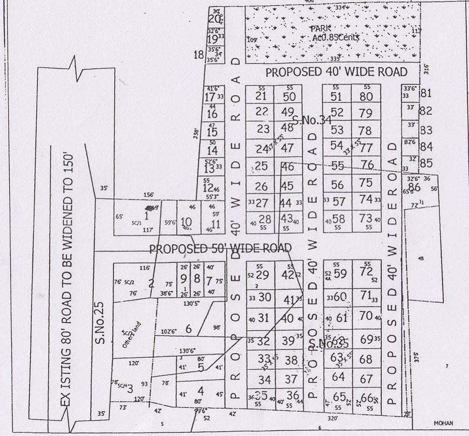 Images for Layout Plan of MG Sri Ram Nagar