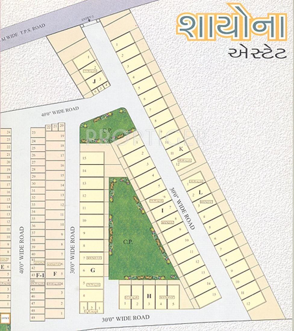 Images for Site Plan of Shayona Land Corporation Estate