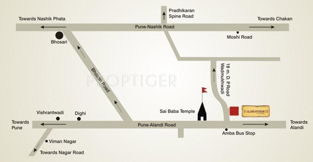 Images for Location Plan of RK Lunkad Housing Company Alankapuram Villas