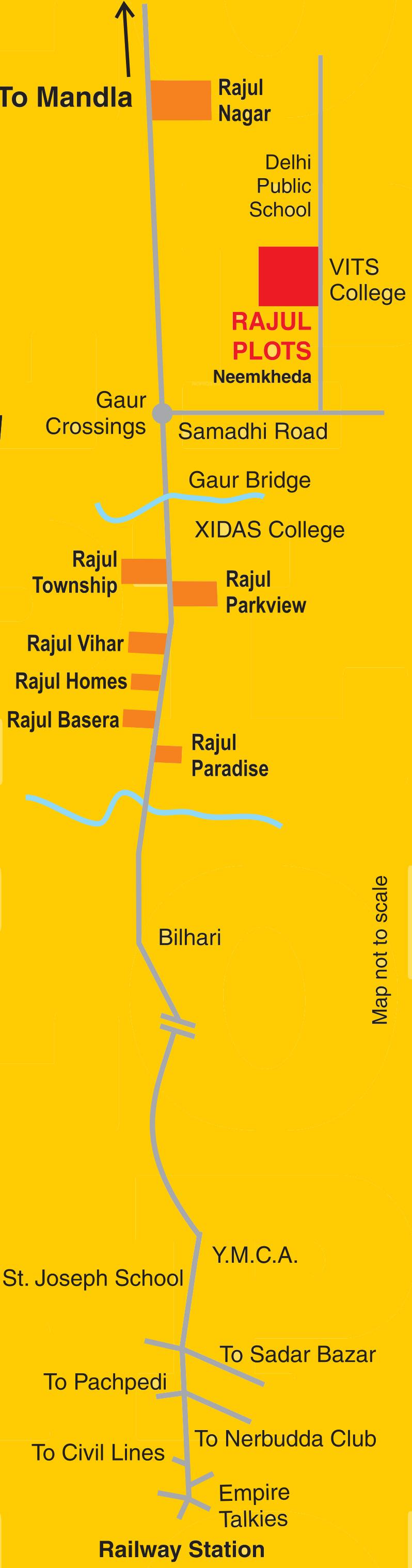 Images for Location Plan of Rajul Builders Rajul Plots