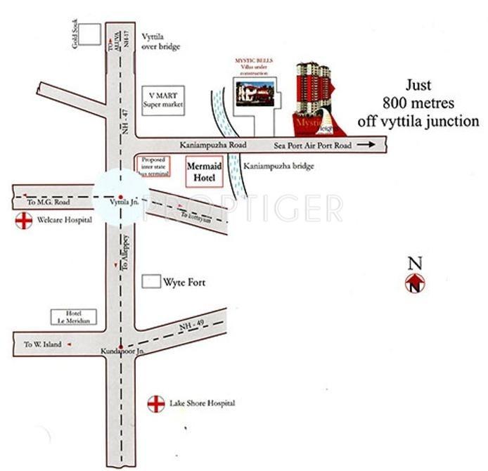 Shwas Homes Mystic Heights Phase 2 Location Plan