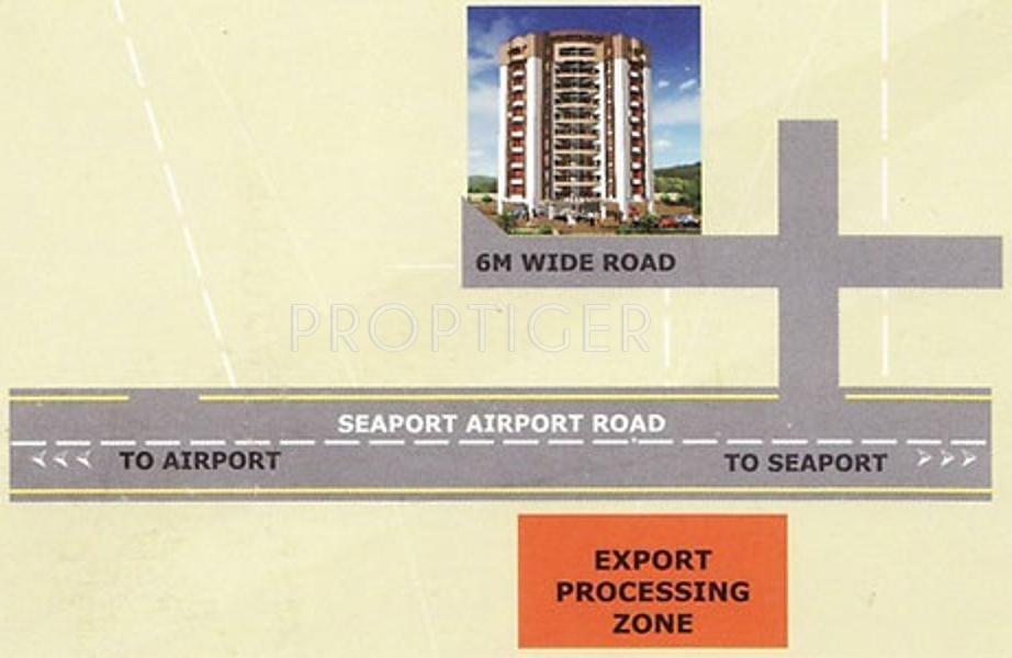 Shwas Homes Cyber Hills Location Plan