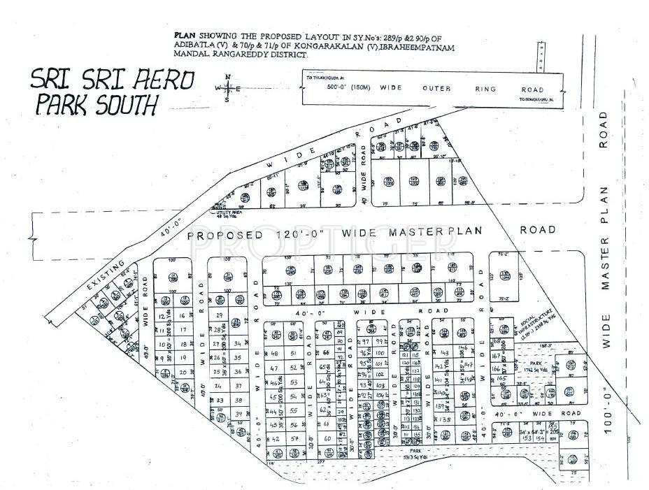Sri Sri Gruhanirman Aero Park Layout Plan