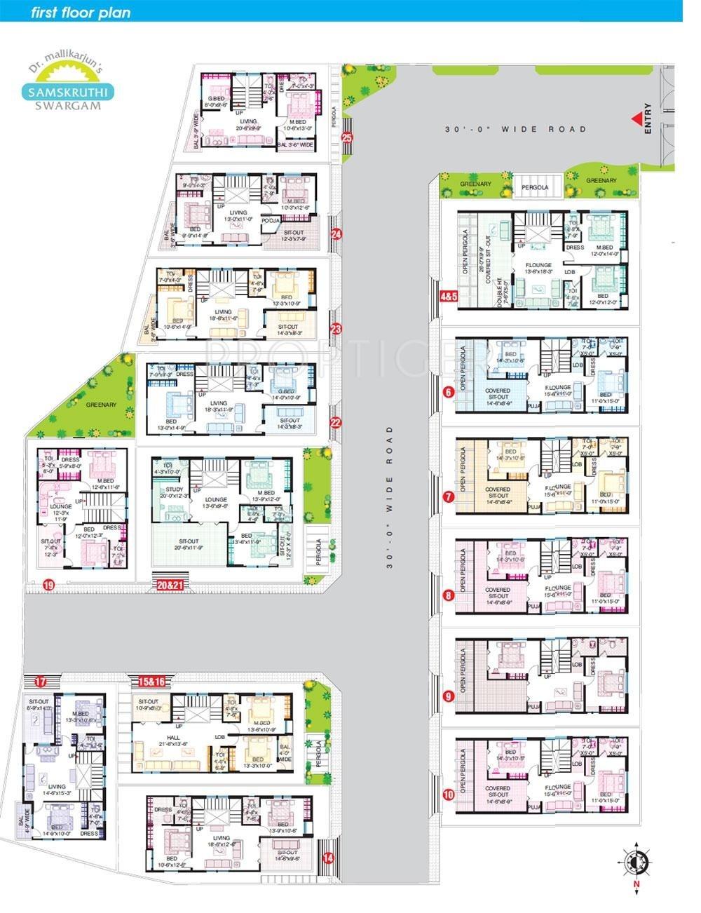 Images for Cluster Plan of Samskruthi Foundations Swargam Villa