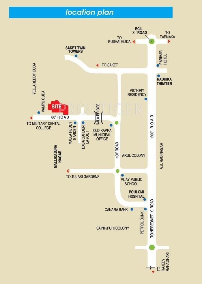 Images for Location Plan of Samskruthi Foundations Swargam Villa