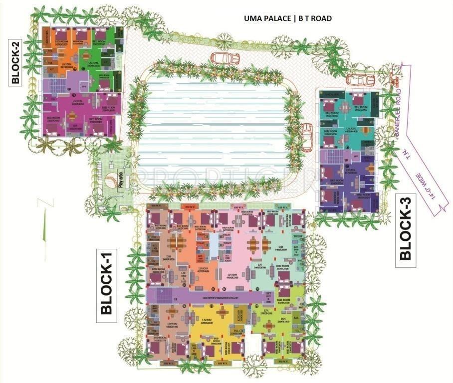 Images for Site Plan of Infinity Uma Palace