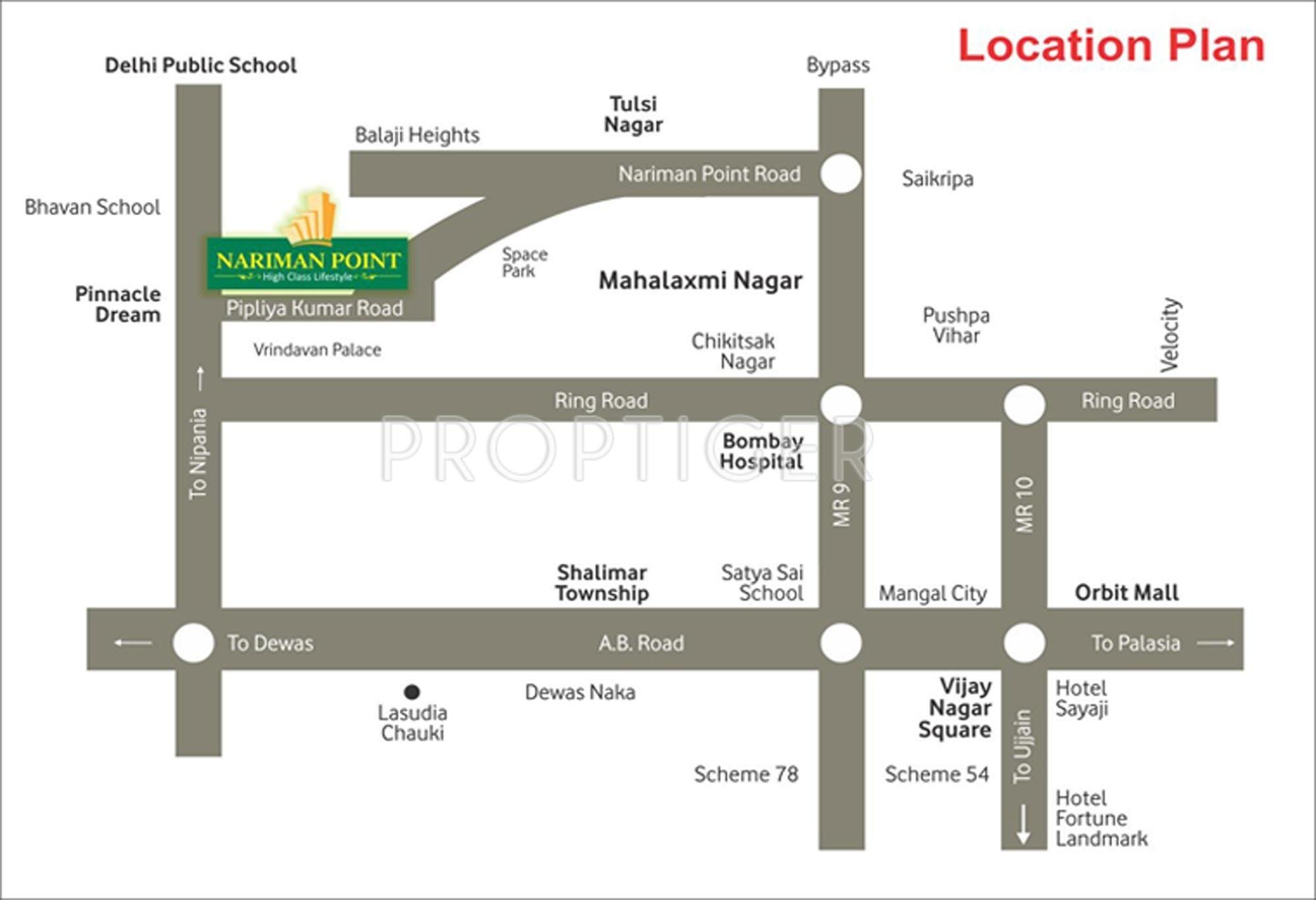 Images for Location Plan of Nariman City Nariman Point