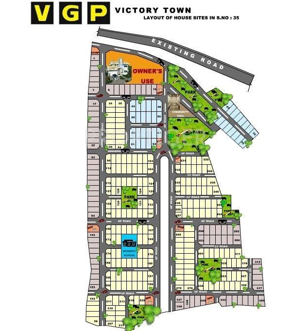 Images for Layout Plan of VGP Victory Town