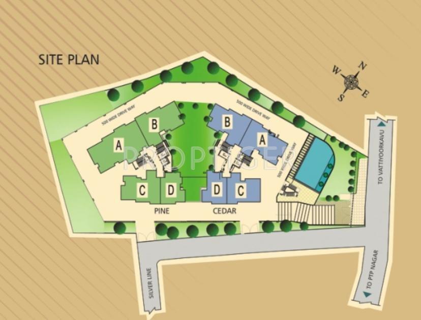 SFS Homes Cityscapes Cedar and Pine Site Plan
