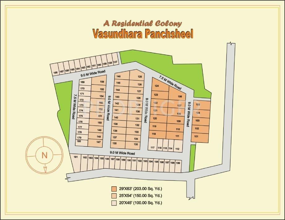 Vasundhara Group Panchsheel Layout Plan
