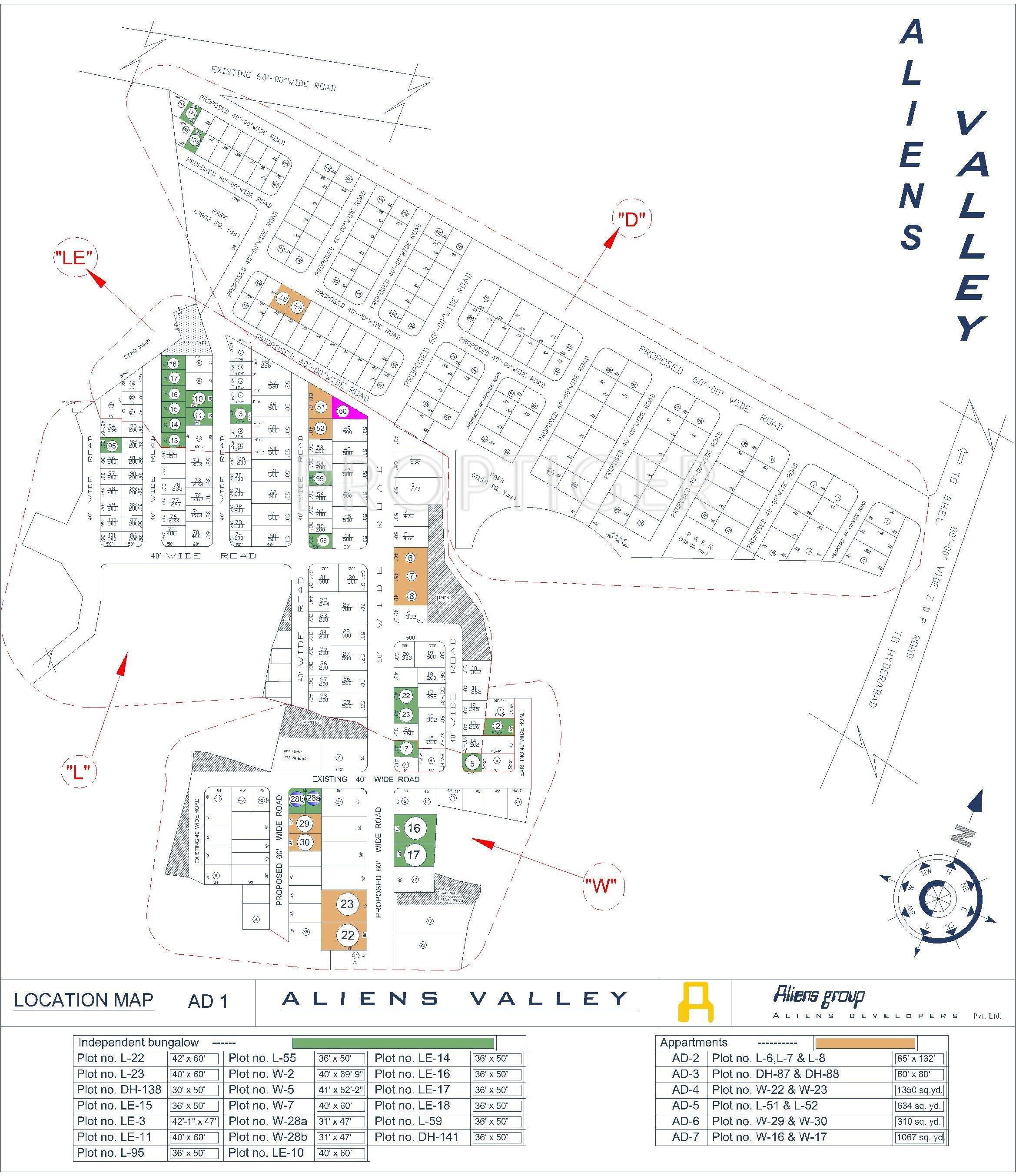 Images for Layout Plan of Aliens Valley Apartment
