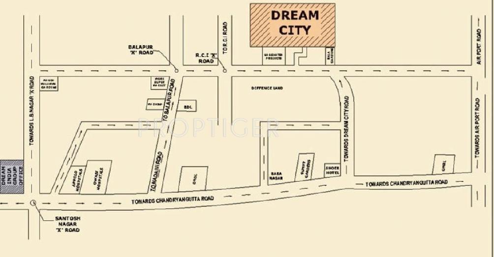 Images for Location Plan of Dream India Dream City Villas