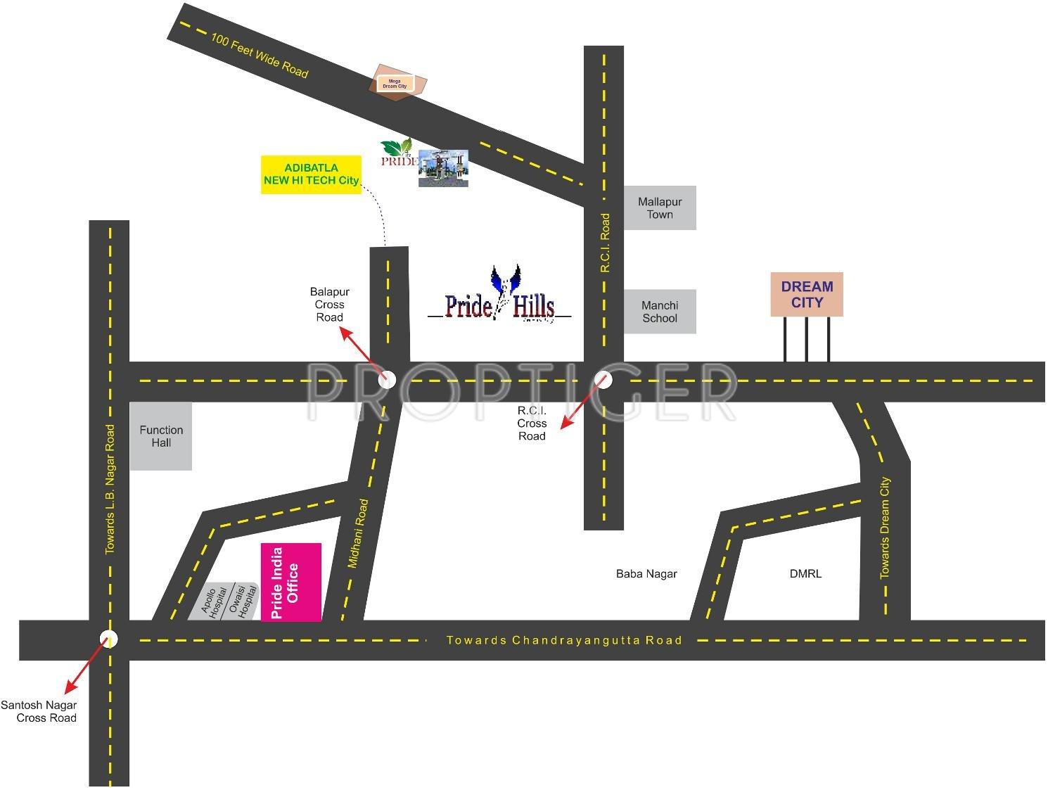Images for Location Plan of Pride Hills Plots