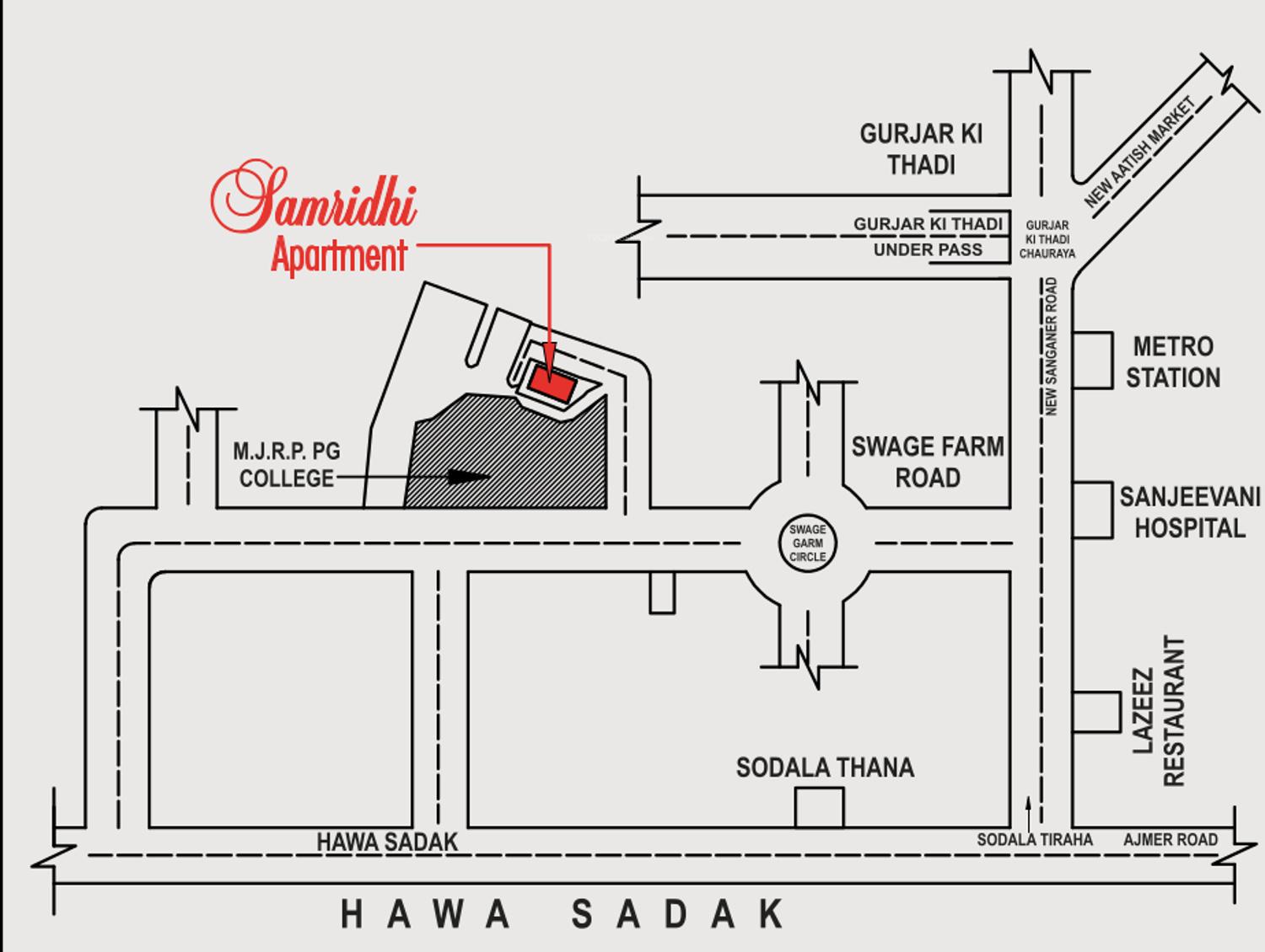 Images for Location Plan of Sanrachna Samridhi Apartment