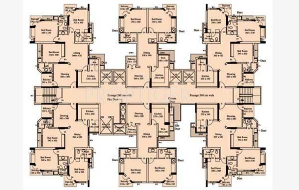 Images for Cluster Plan of Heera Breeze