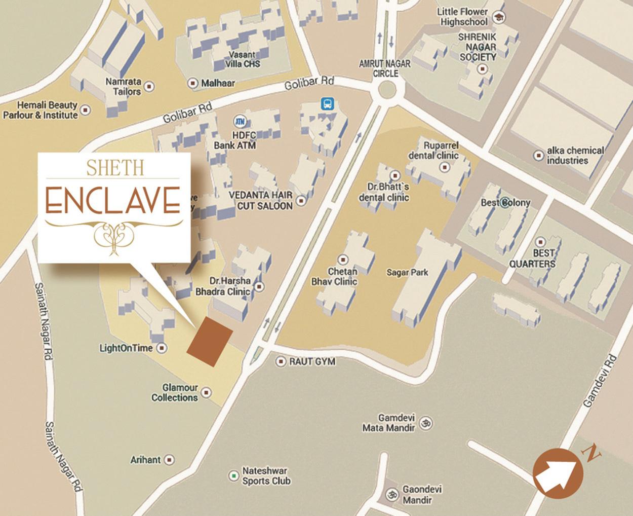 Images for Location Plan of Sheth Enclave 6th To 10th Floor