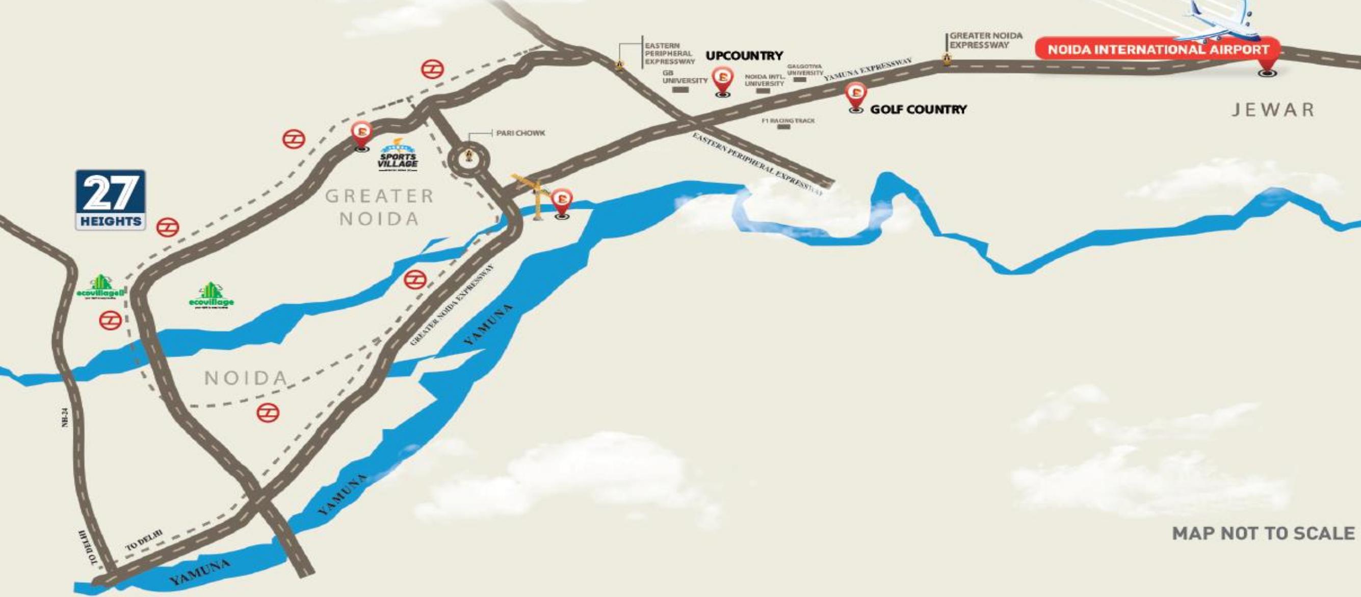 Images for Location Plan of Supertech 27 Heights