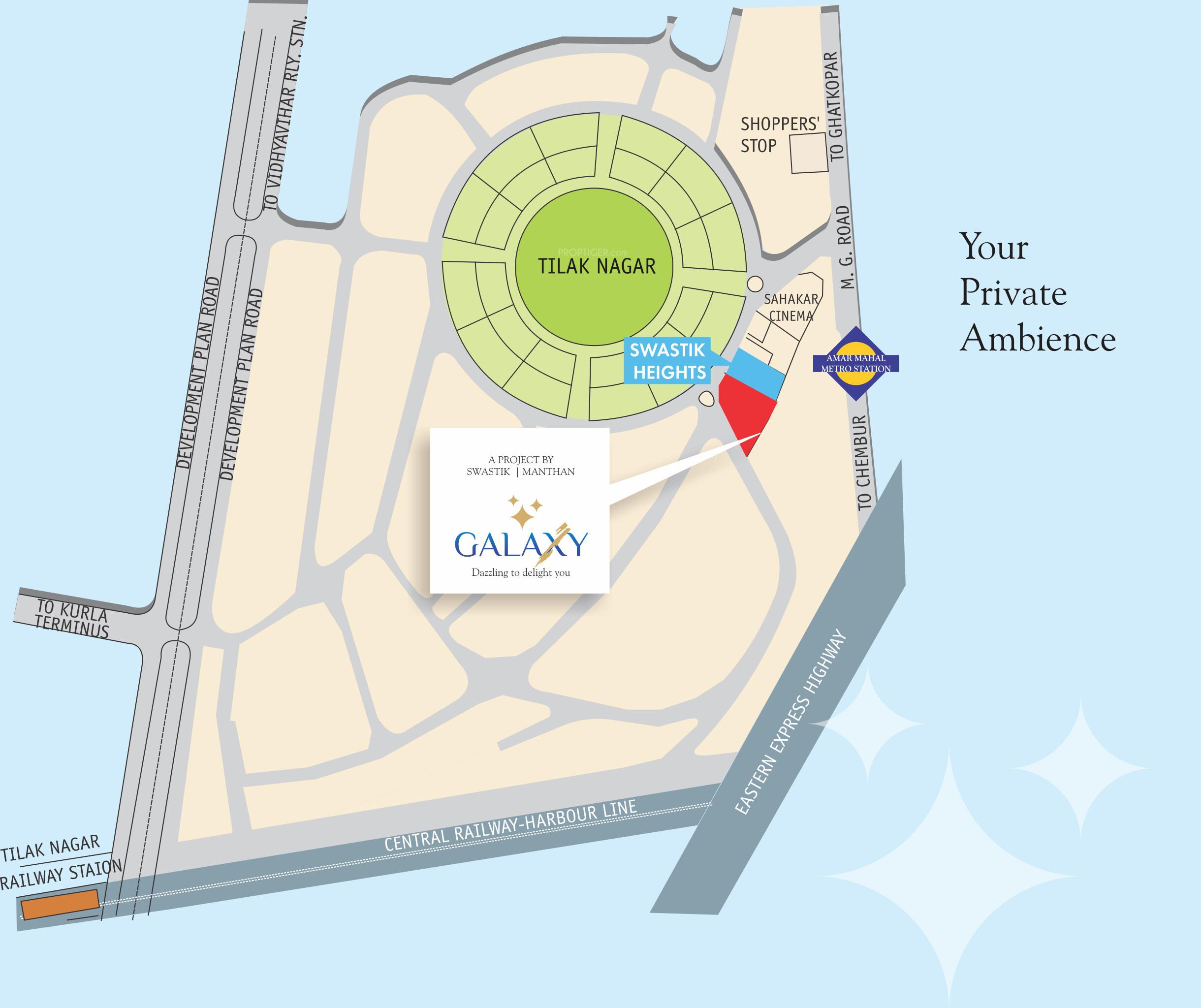  galaxy Location Plan