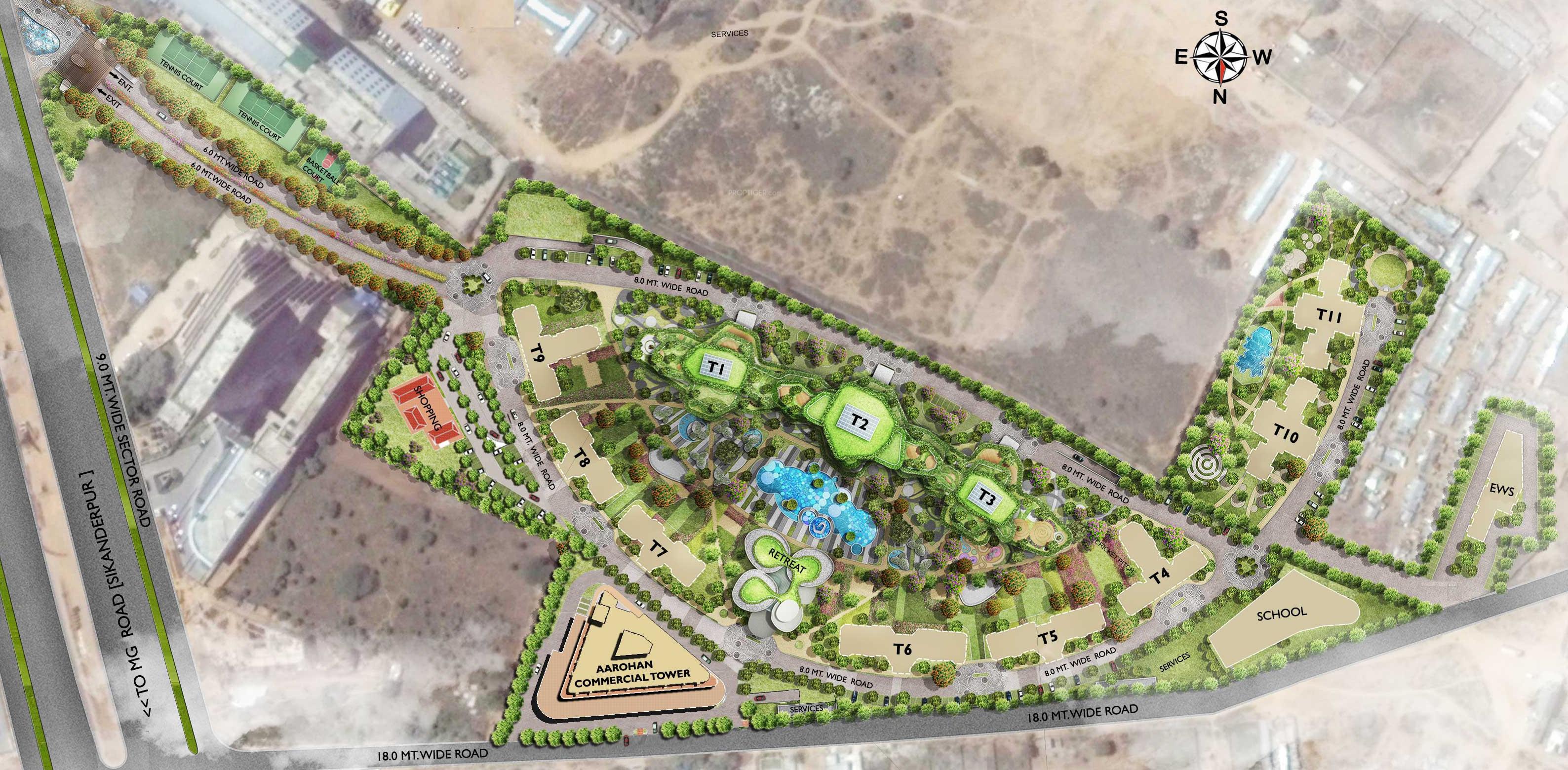 Images for Master Plan of Vipul Aarohan Commercial Tower